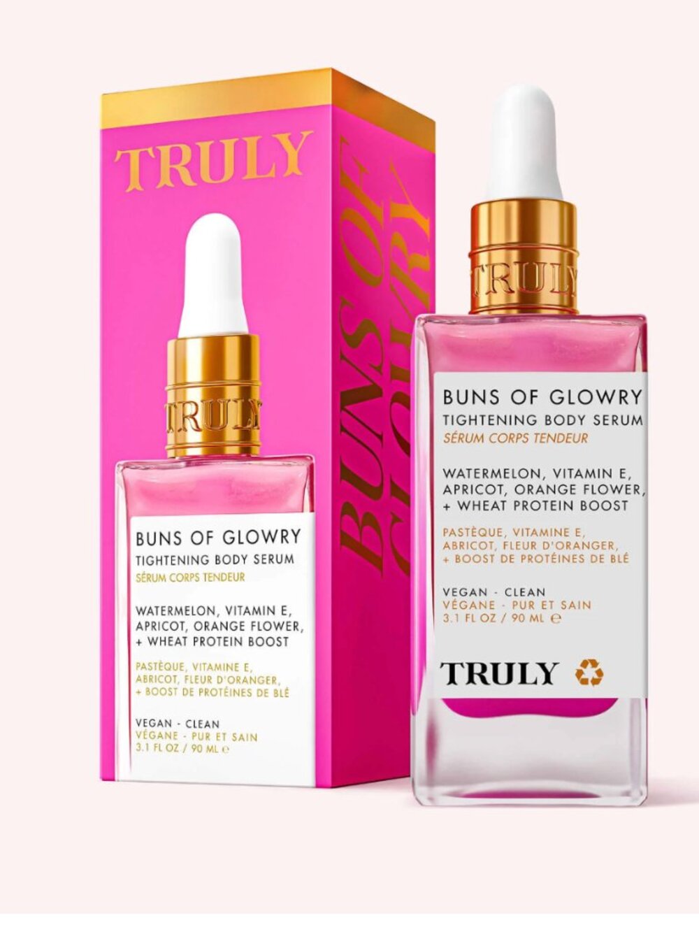 TRULY BUNS OF GLOWRY BODY SERUM NWT